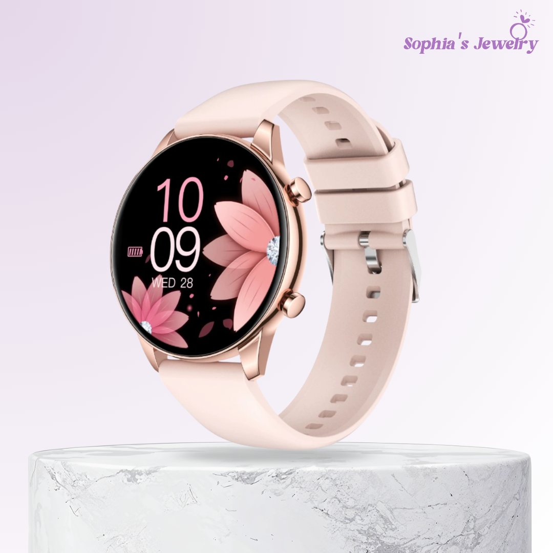 Aria | Reloj Inteligente de 1.39" con Pantalla Táctil Completa, Llamadas y Seguimiento de Actividad Física