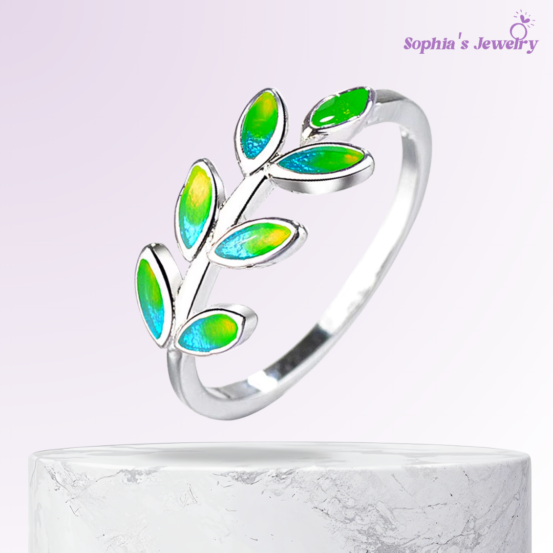 Bella | Susurro de Hojas | Anillo de Plata