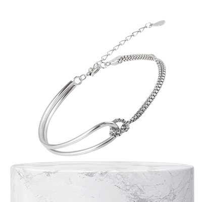 Aurora | Encanto deslumbrante| Pulsera de plata