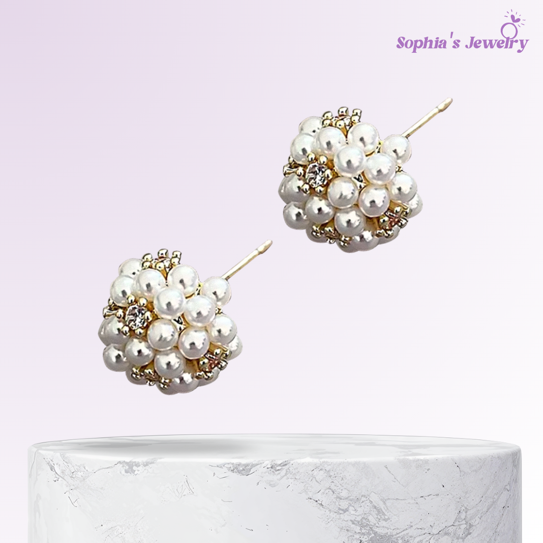 Aurelia | Perla sutil | Pendientes de plata