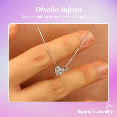 Gabriella | Inspirado en el corazón | Collar de plata