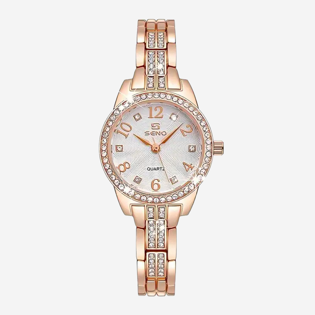 Liora | Reloj de cristal con glamour moderno para mujer