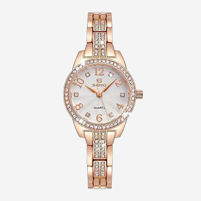 Liora | Reloj de cristal con glamour moderno para mujer