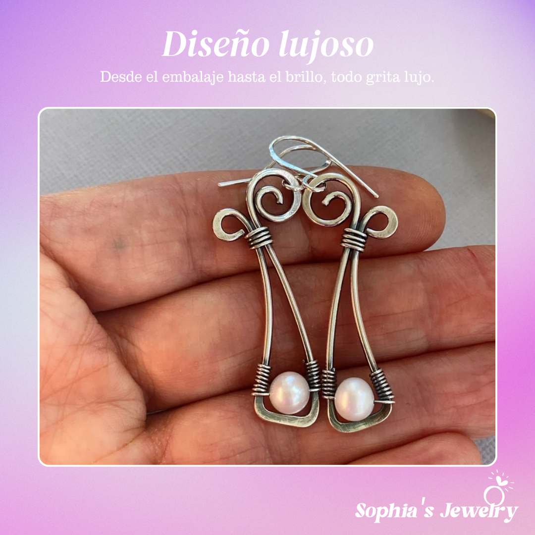 Isla | Perla atemporal | Pendientes de plata