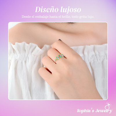 Bella | Susurro de Hojas | Anillo de Plata