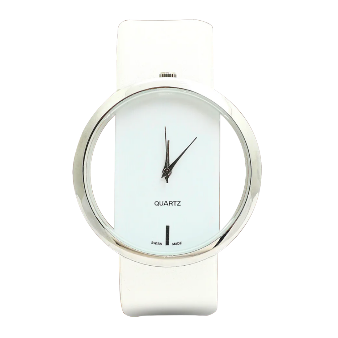 Amelia | Reloj de pulsera de cuarzo con esfera transparente
