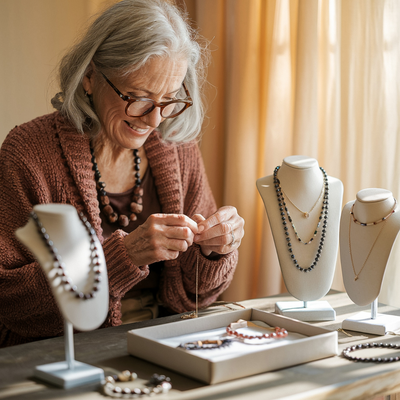 Gemma | Elegante engaste de garra | Colgante de plata