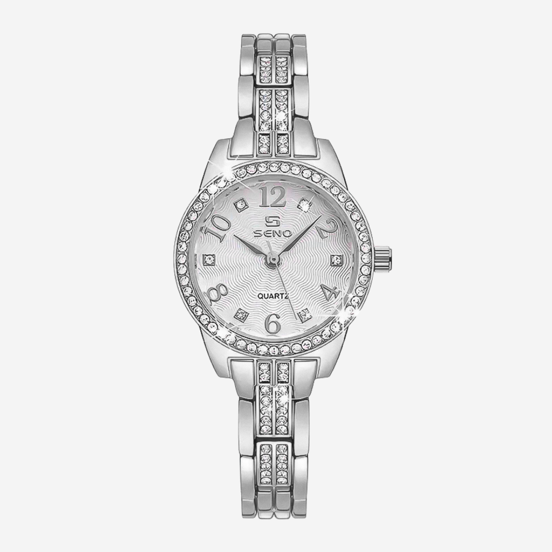 Liora | Reloj de cristal con glamour moderno para mujer