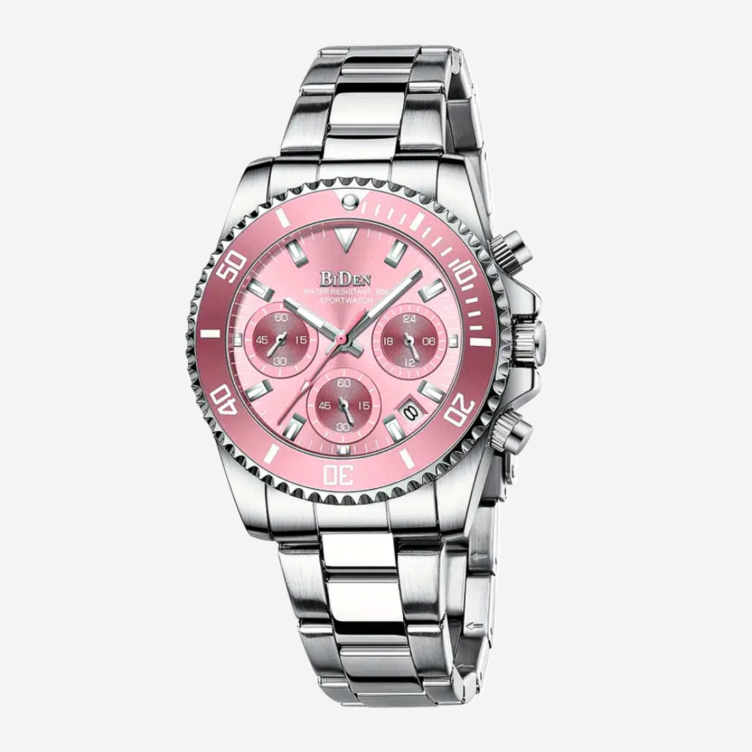 Aurora | Elegante reloj cronógrafo para mujer