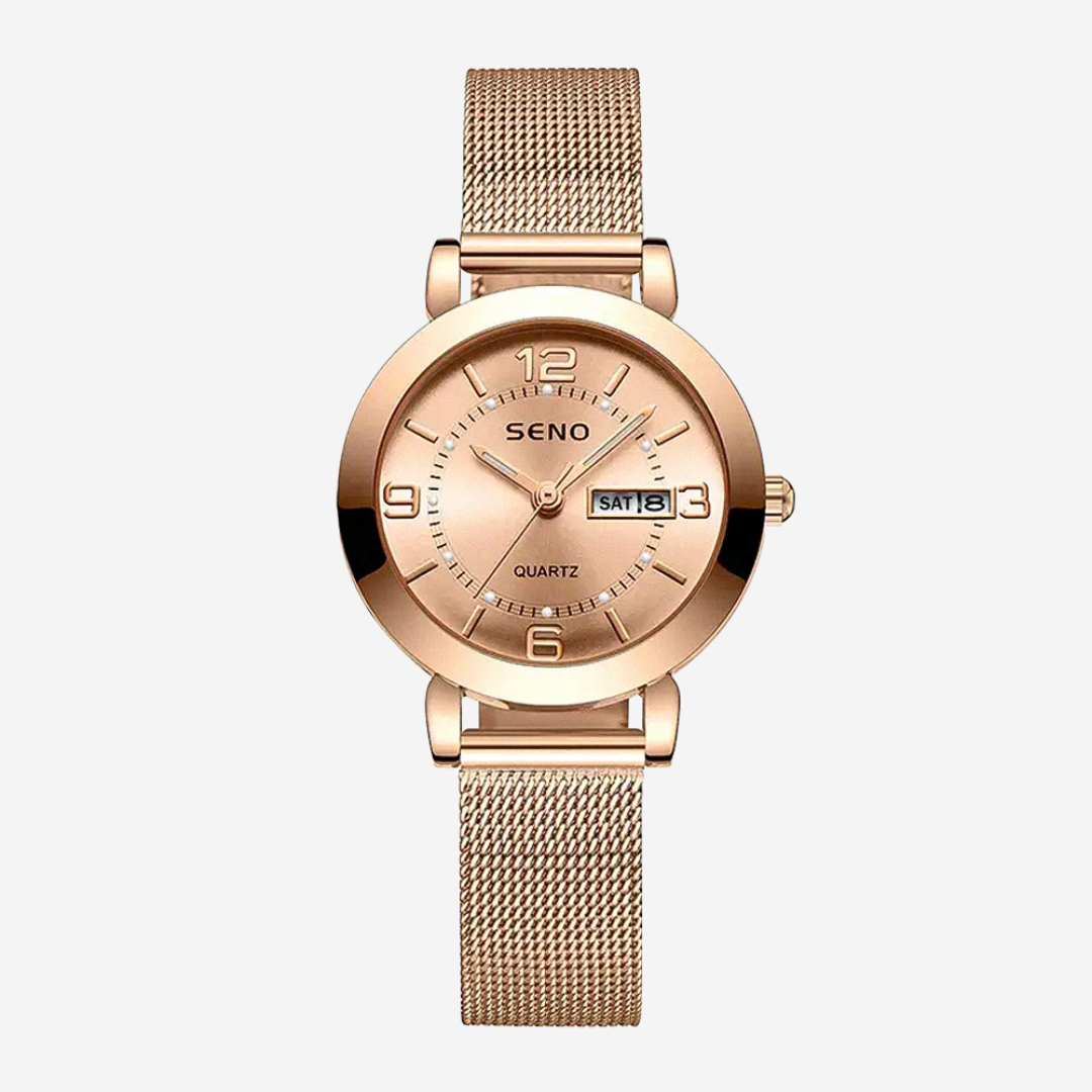 Valeria | Reloj para mujer con correa de malla atemporal