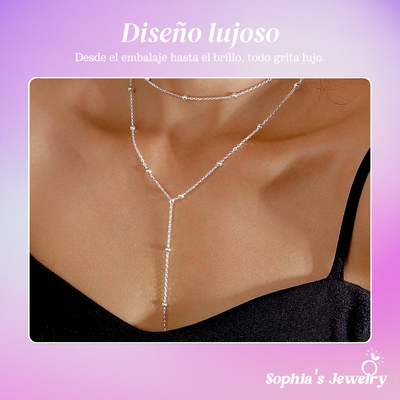 Alina | Resplandor bohemio | Collar de plata