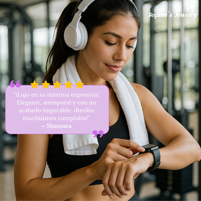 Eve | Reloj para mujer con pulsera de perlas doradas