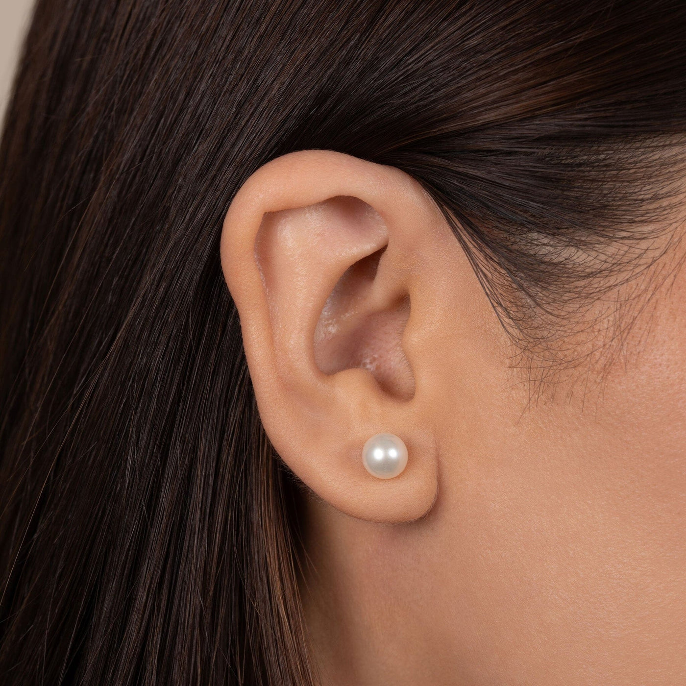 Melanie | Pendientes clásicos de perla | Pendientes de plata