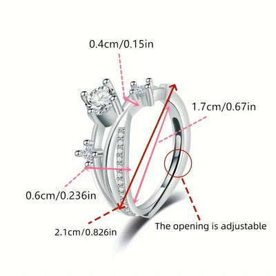 Celeste | Elegancia Estelar | Anillo de Plata