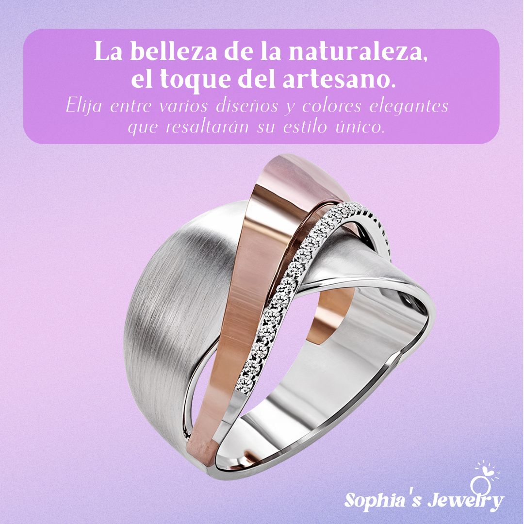 Evelyn | Anillo de plata con circonitas vintage Eternity