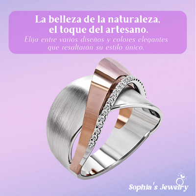 Evelyn | Anillo de plata con circonitas vintage Eternity