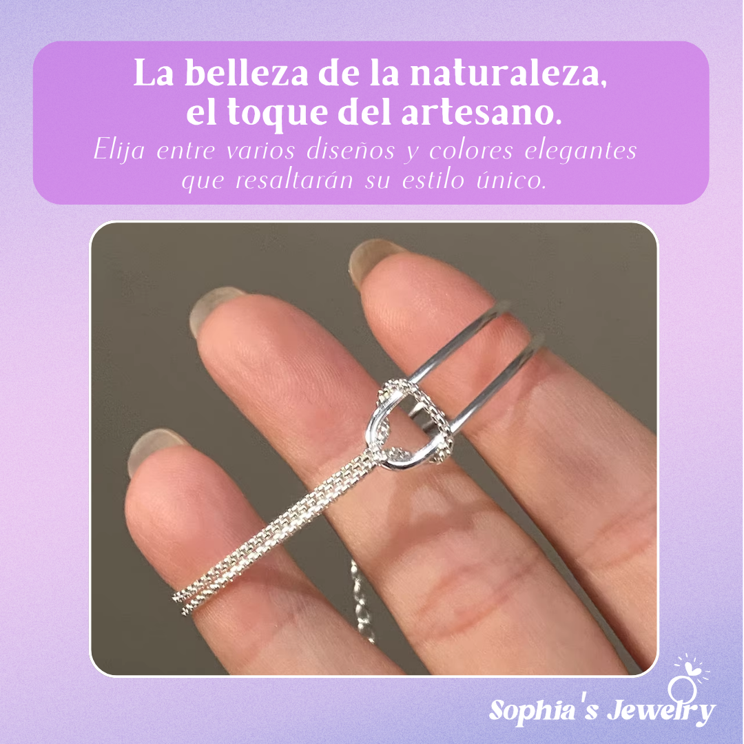 Aurora | Encanto deslumbrante| Pulsera de plata