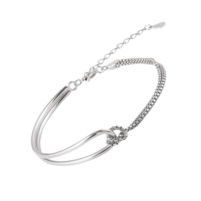 Aurora | Encanto deslumbrante| Pulsera de plata