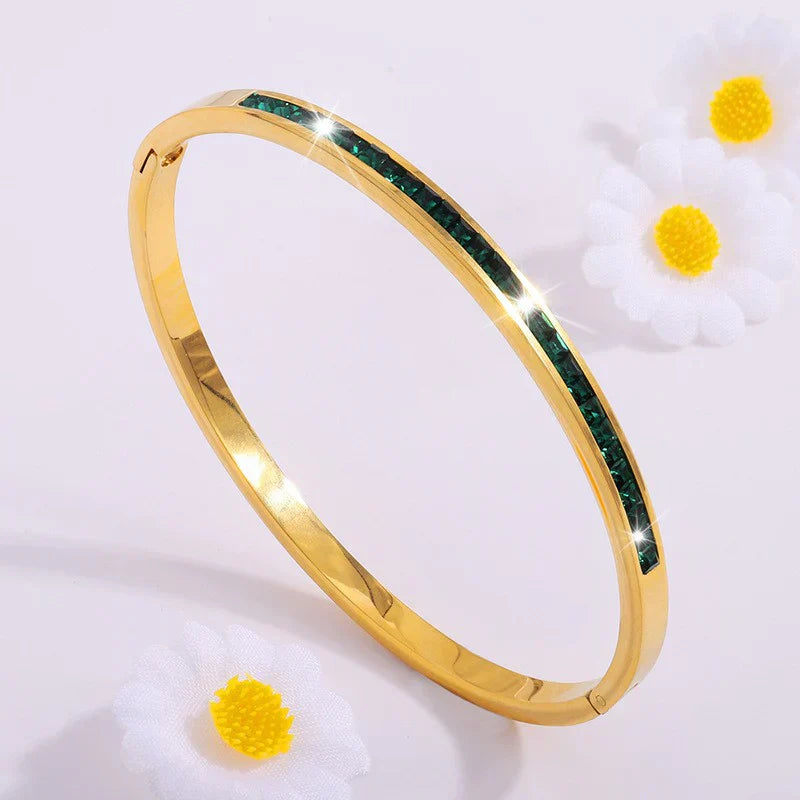 Pulsera Verde Celeste