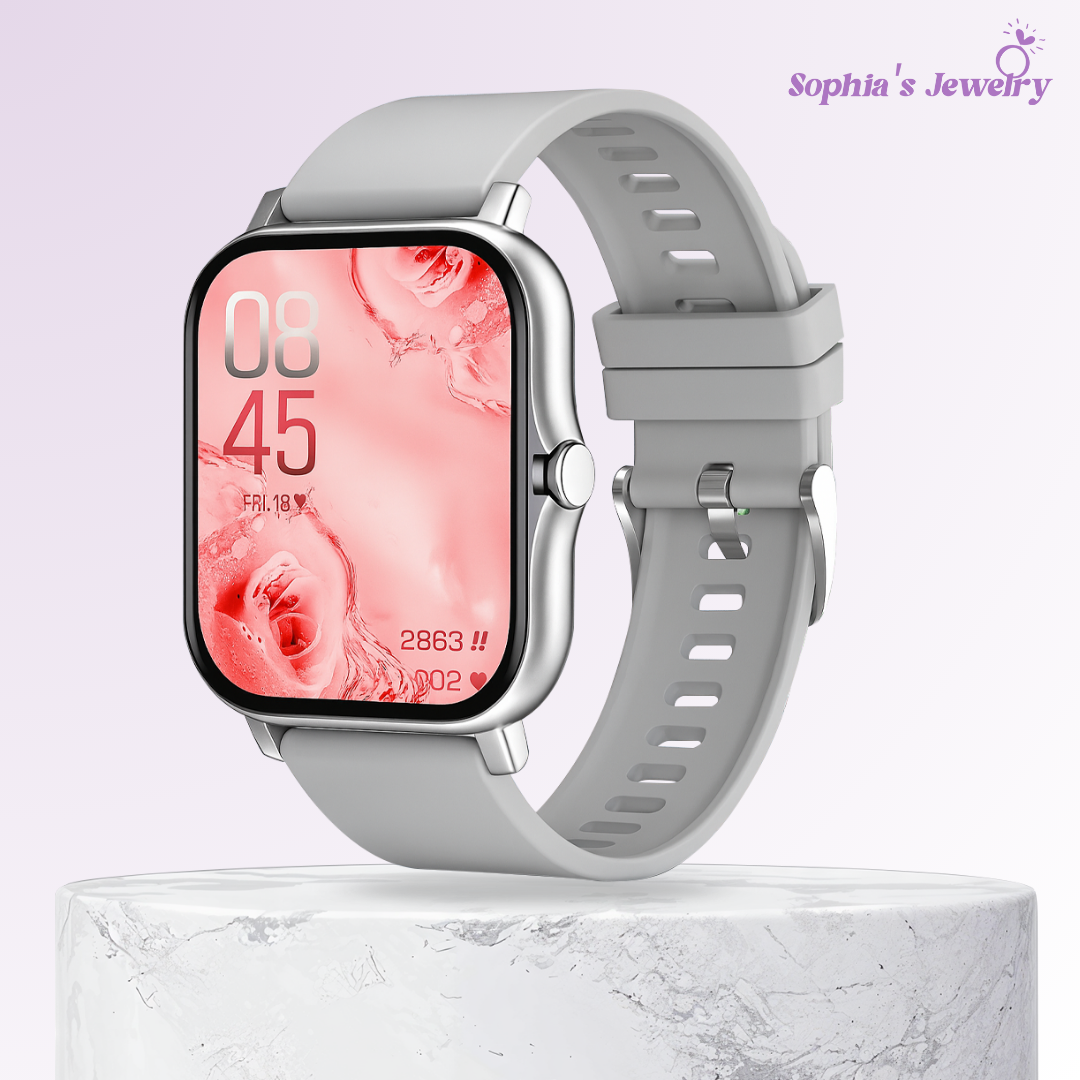 Kaela | Reloj Inteligente Unisex con Detalle Brillante y Llamadas Inalámbricas