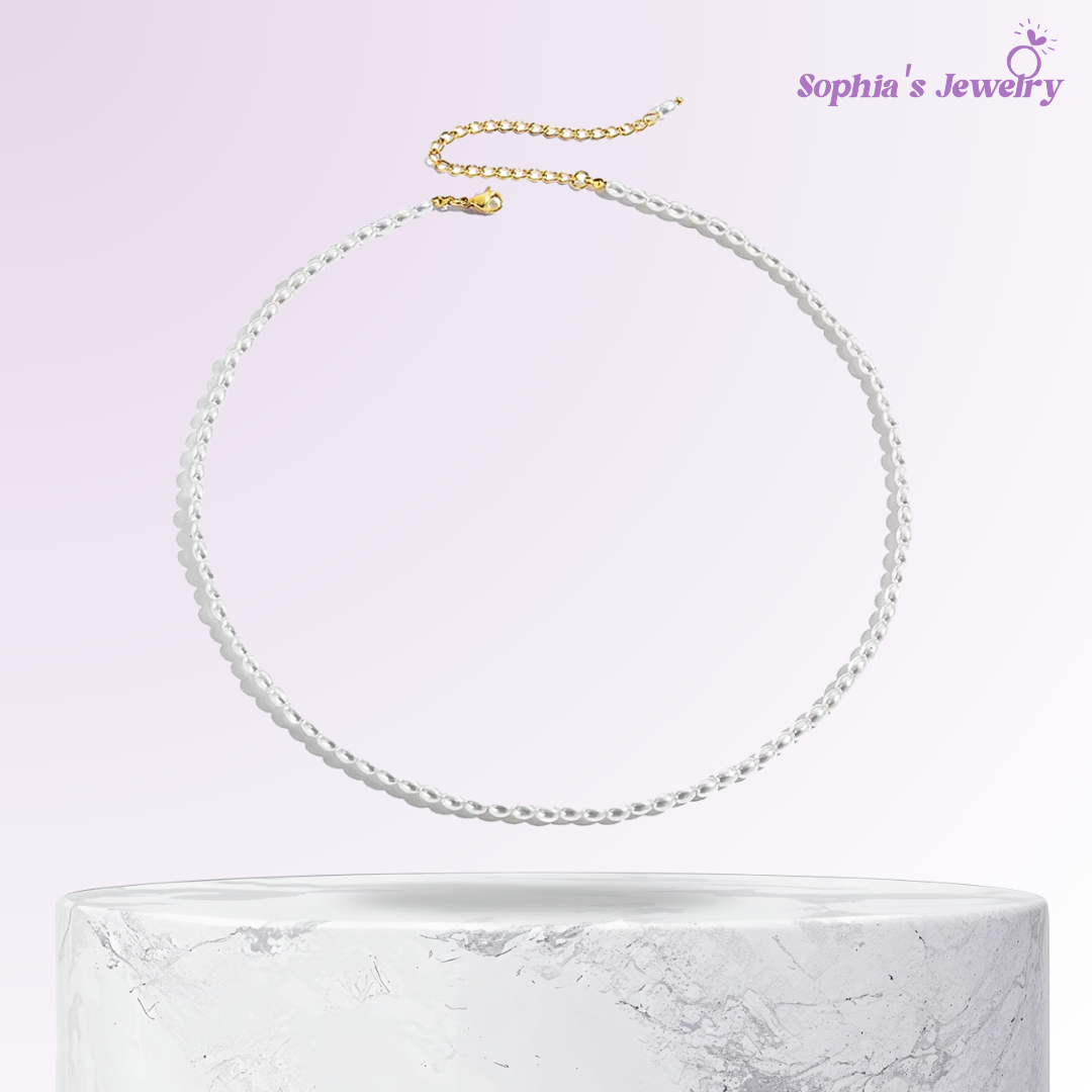 Selene | Pura elegancia perla | Collar de plata