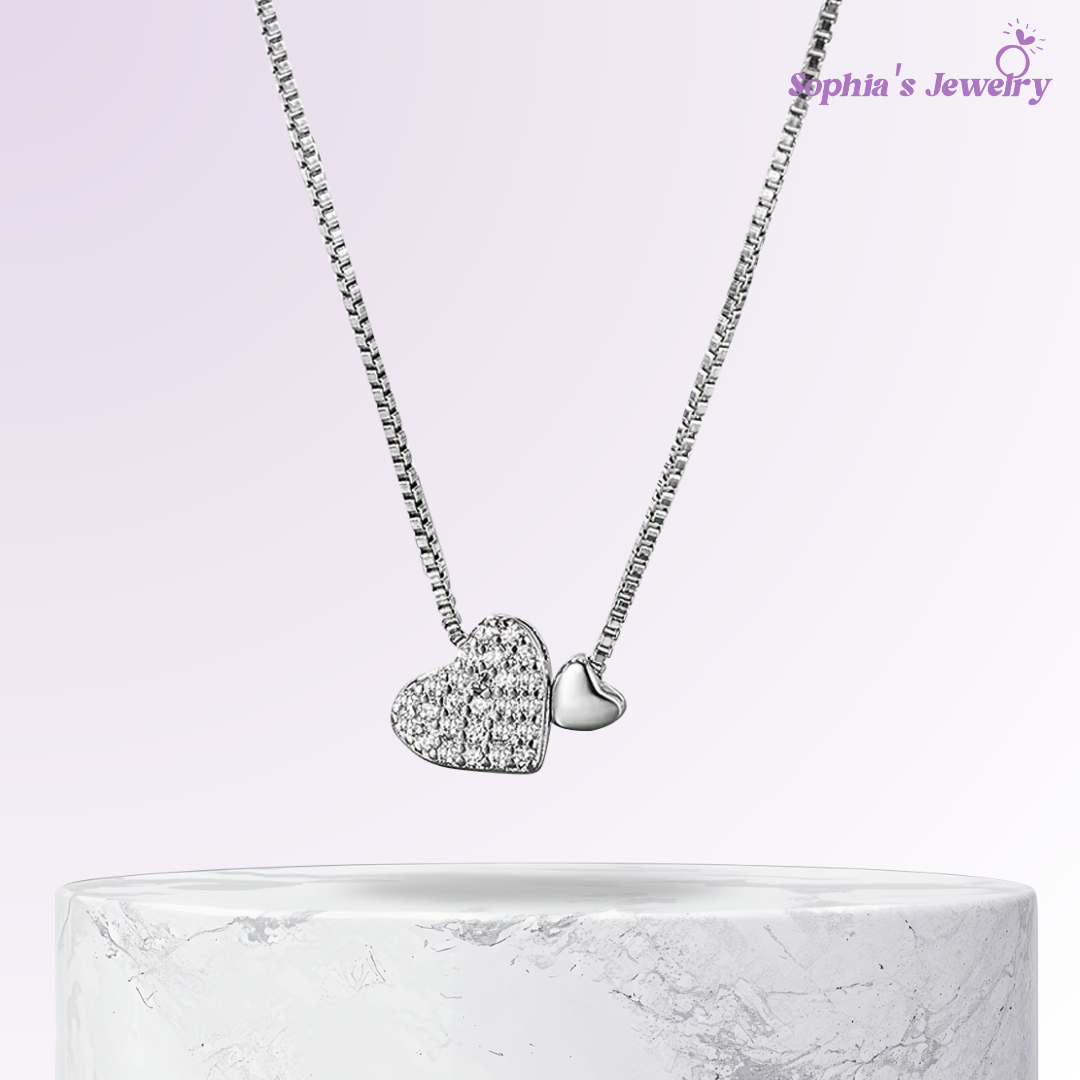 Gabriella | Inspirado en el corazón | Collar de plata