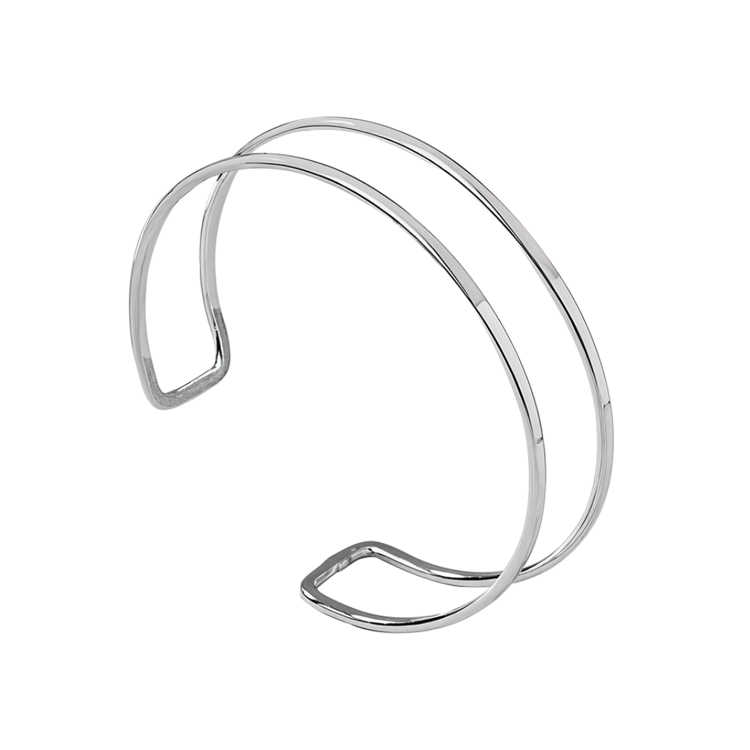 Josephine | Brillo elegante | Brazalete de plata