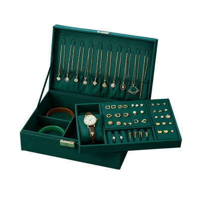 Serenidad | Encanto antiguo | Organizador de joyas de 3 niveles