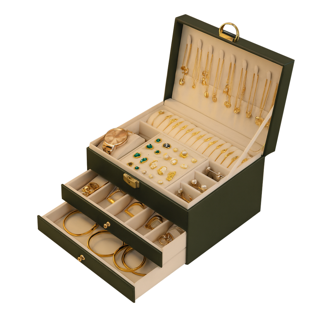 Luxe Harmony | Joyero de 3 capas