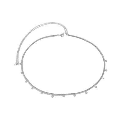 Natalie | Cadena Corporal de Plata con Glamour Sin Esfuerzo