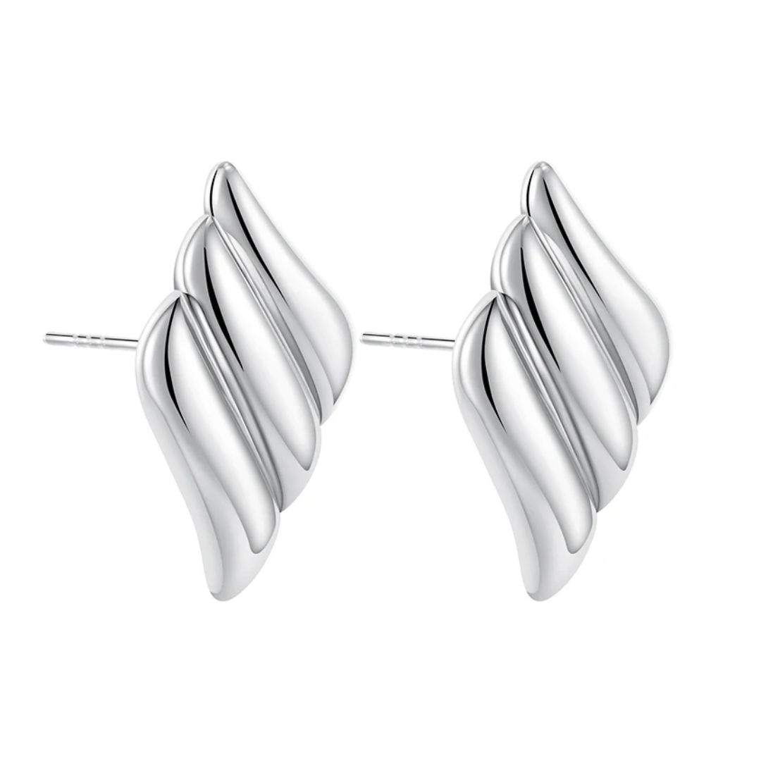 Klara | Giro Brillante | Pendientes de Plata