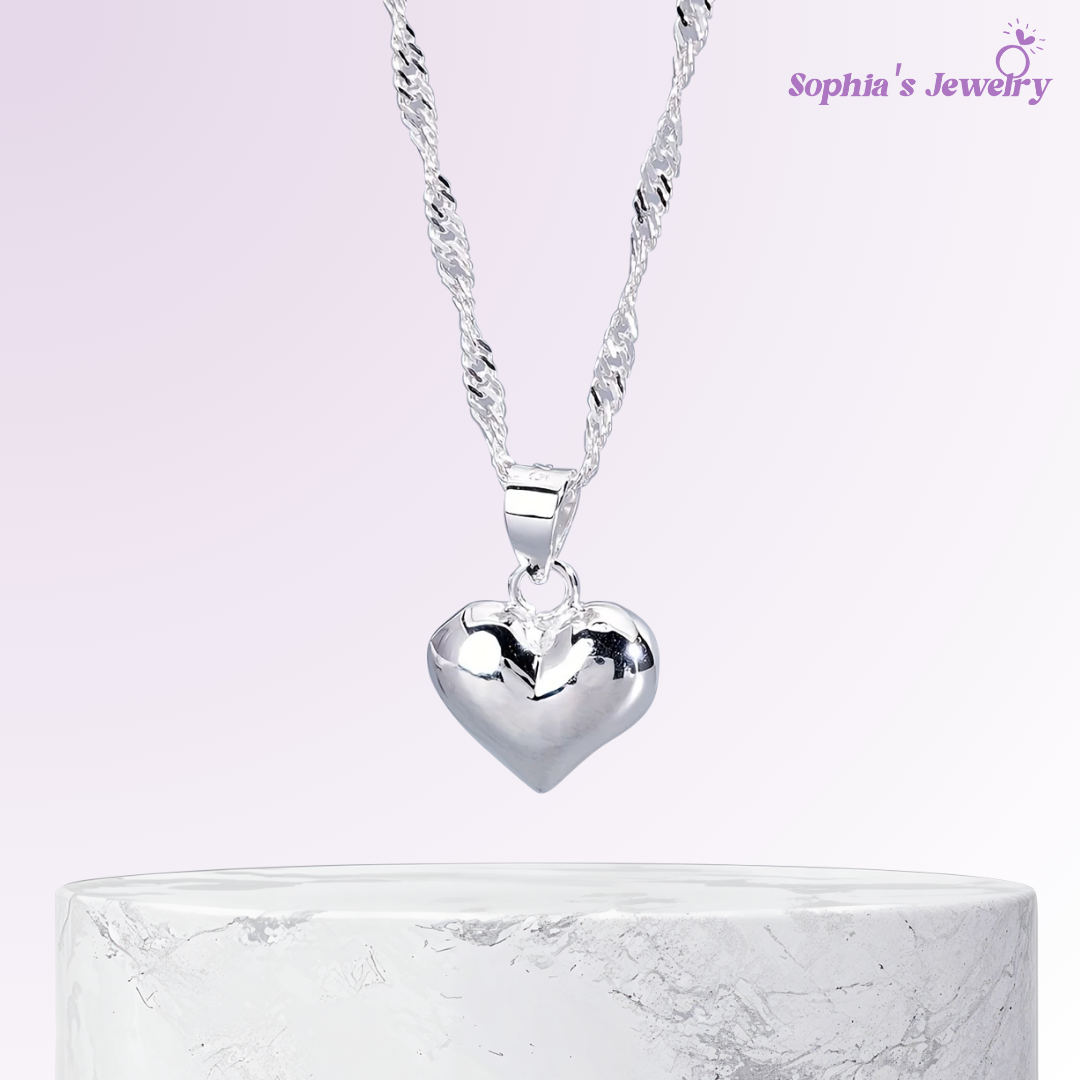 Liora | Charm Heartlight | Collar de plata