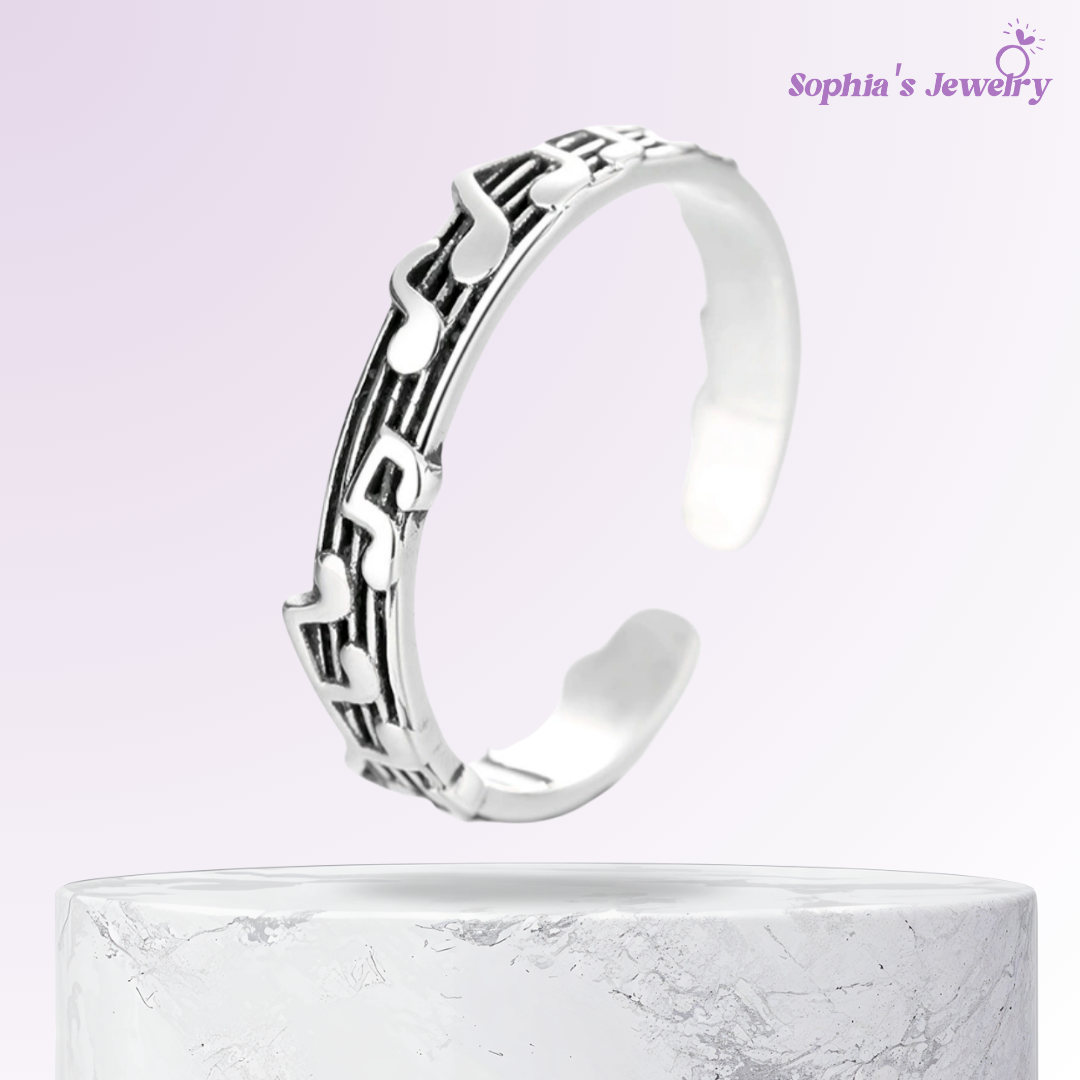 Melodía | Nota de Armonía | Anillo de Plata