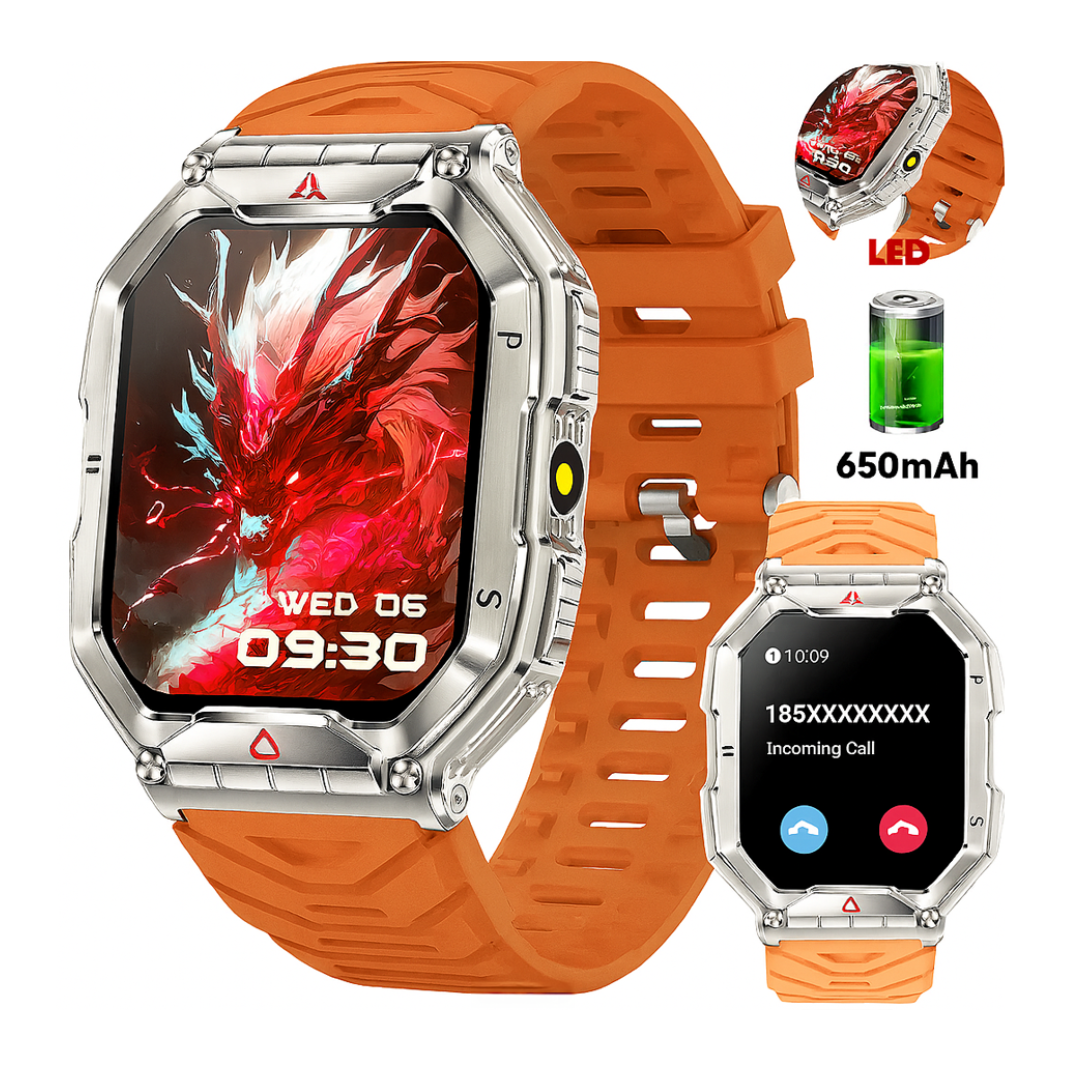 Orvella | Smartwatch ultrabrillante con linterna