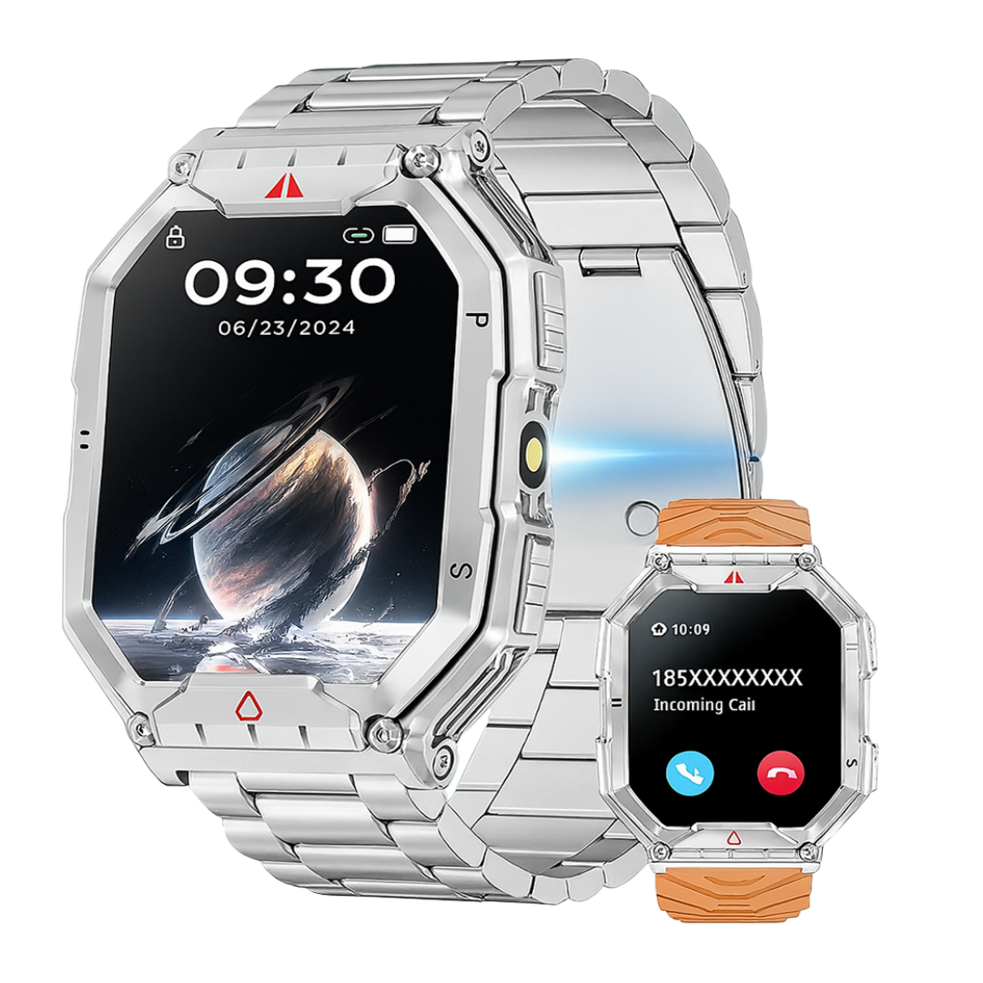 Orvella | Smartwatch ultrabrillante con linterna