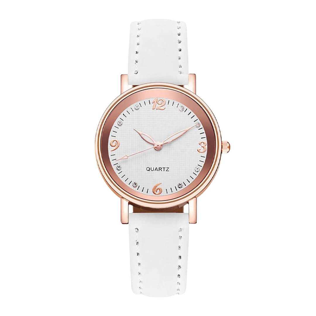 Elizabeth | Reloj clásico para mujer con correa de cuero