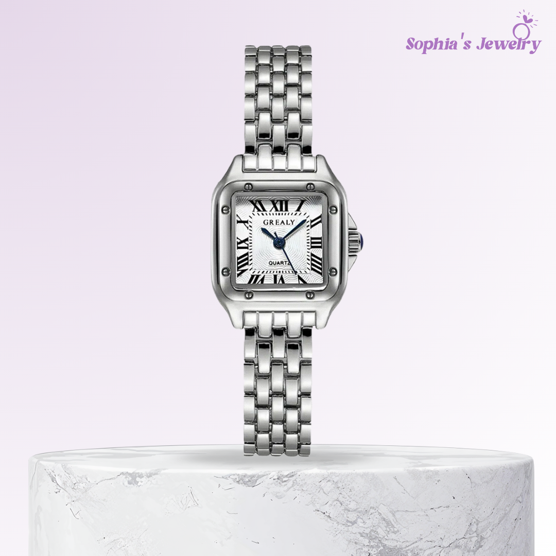 Lizelle | Reloj de cuarzo dorado para mujer