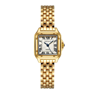 Lizelle | Reloj de cuarzo dorado para mujer