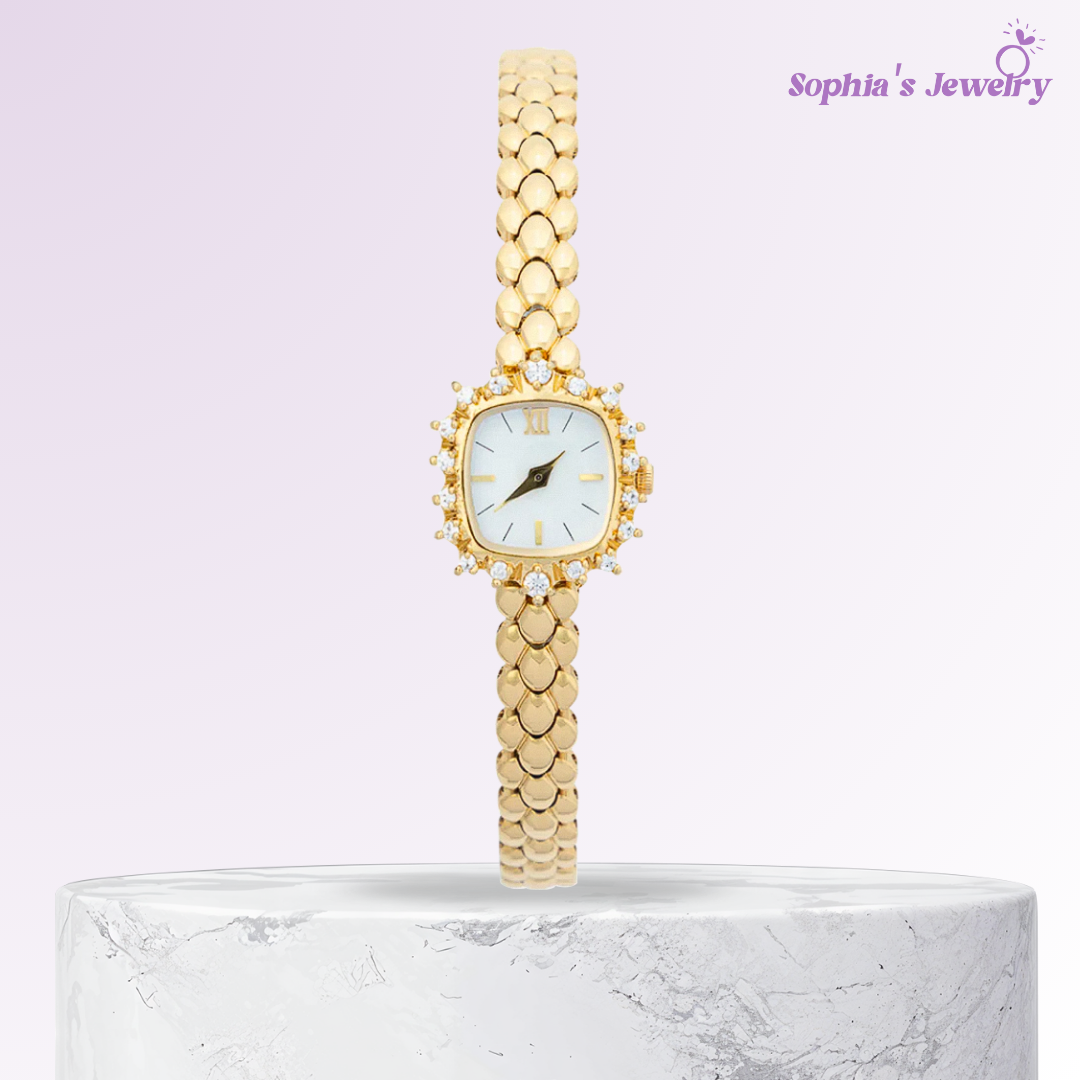 Juliette | Reloj de pulsera para mujer con bisel de cristal