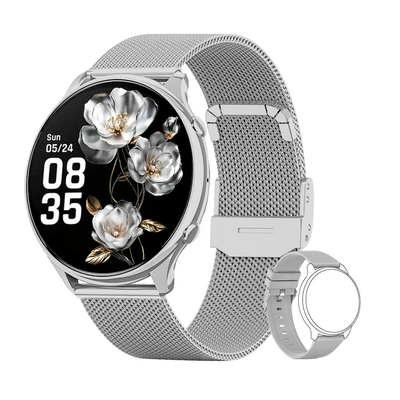 Selene | Reloj inteligente avanzado con Bluetooth 5.3 y seguimiento de salud y estado físico