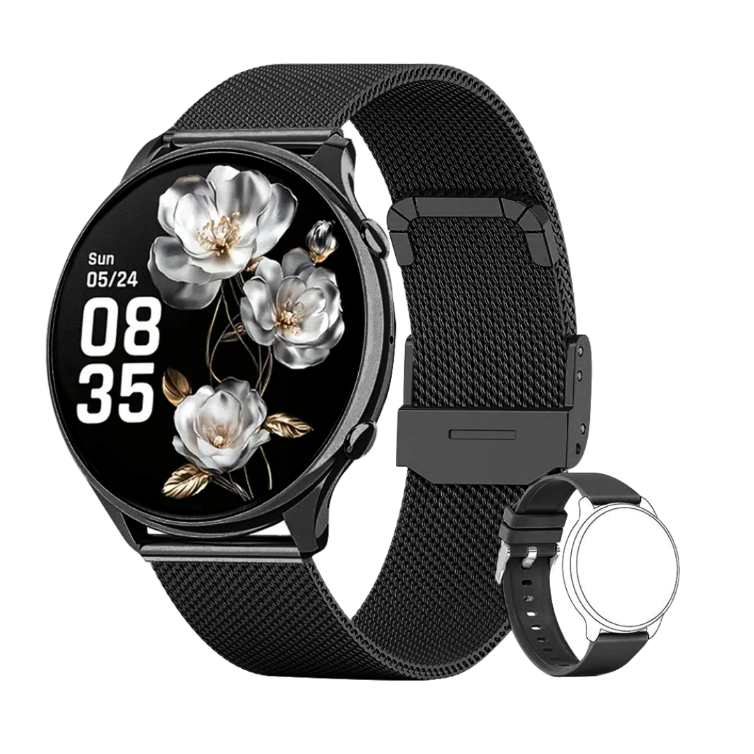 Selene | Reloj inteligente avanzado con Bluetooth 5.3 y seguimiento de salud y estado físico