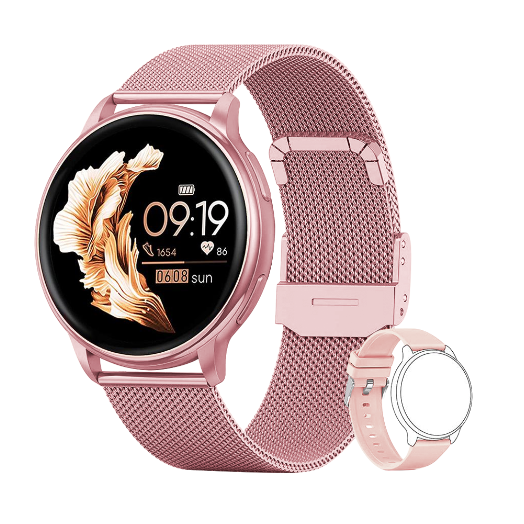 Selene | Reloj inteligente avanzado con Bluetooth 5.3 y seguimiento de salud y estado físico