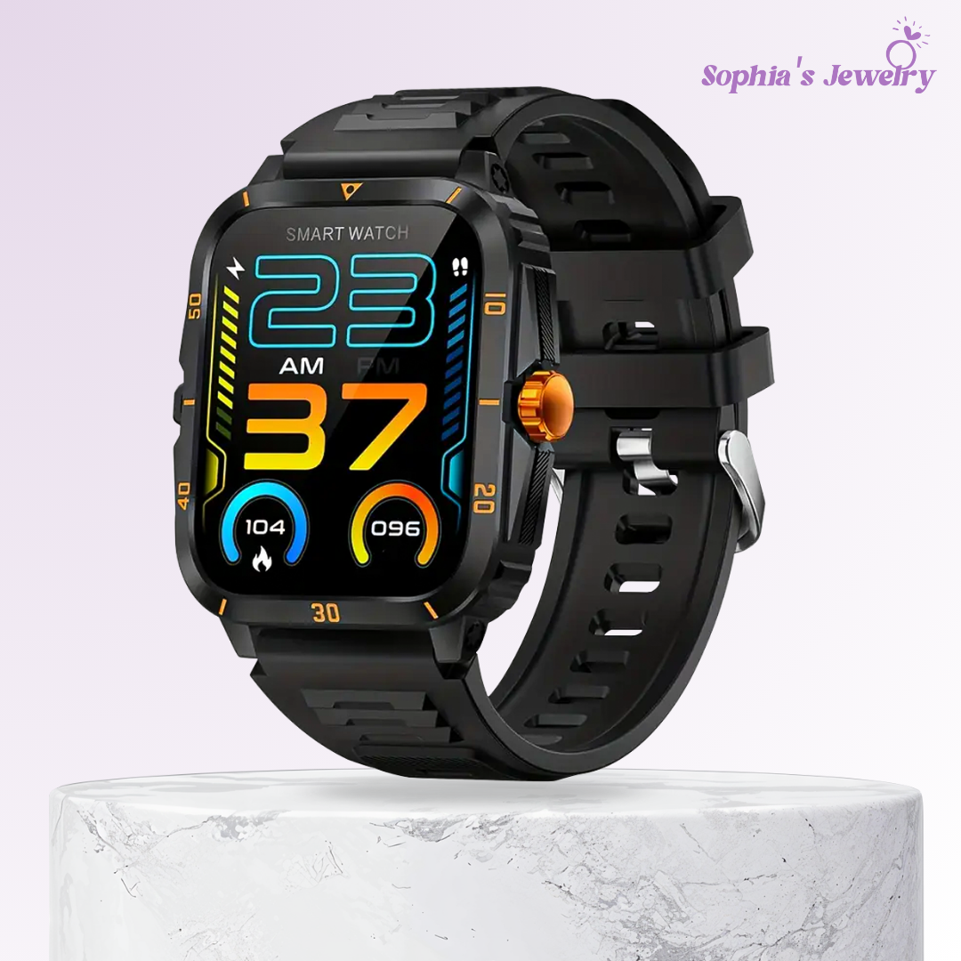 Zyra | Reloj inteligente resistente al agua con asistente de voz y control de llamadas