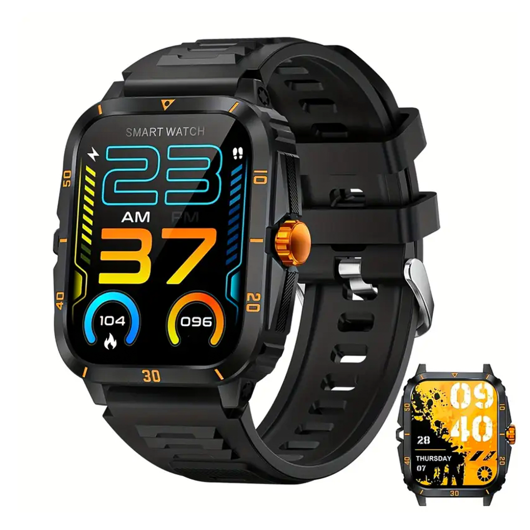 Zyra | Reloj inteligente resistente al agua con asistente de voz y control de llamadas