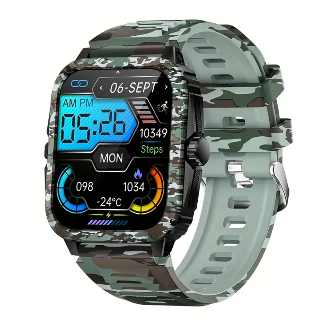 Zyra | Reloj inteligente resistente al agua con asistente de voz y control de llamadas