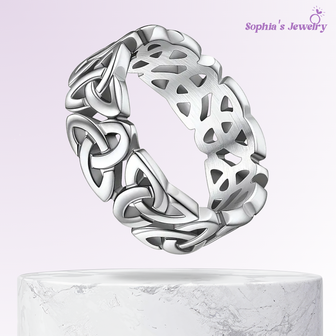 Daliah | Nudo de la Trinidad | Anillo de plata