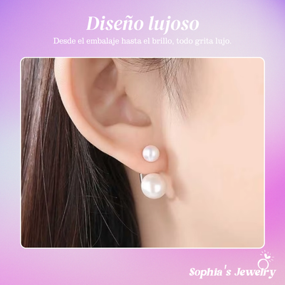 Celina | Perla Elegante | Pendientes de Plata