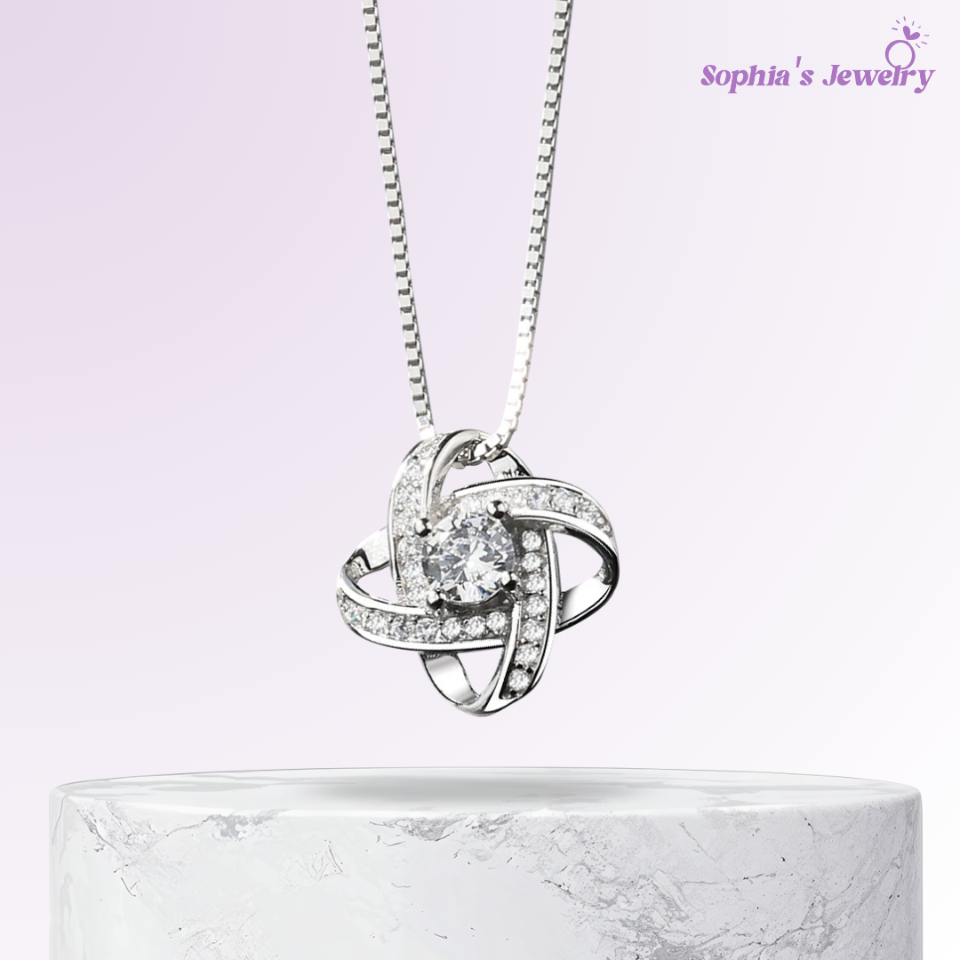 Daphne | Floral eterno | Collar de plata