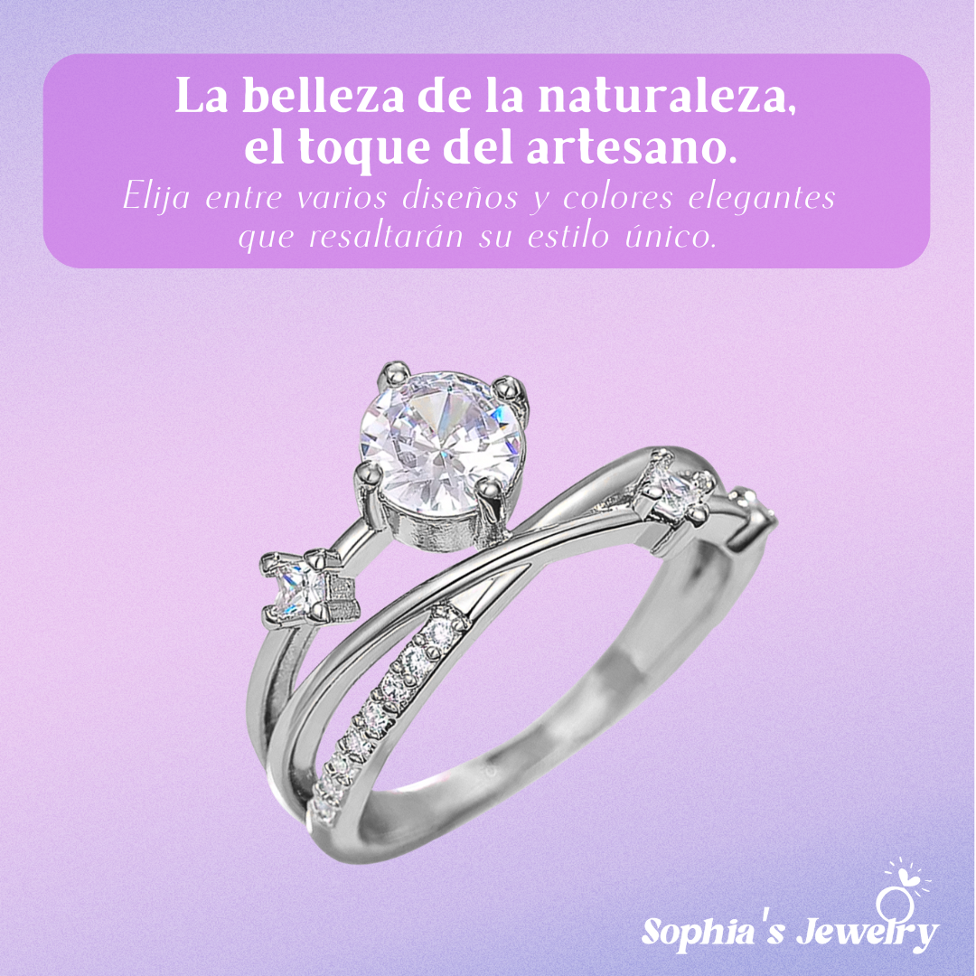 Celeste | Elegancia Estelar | Anillo de Plata