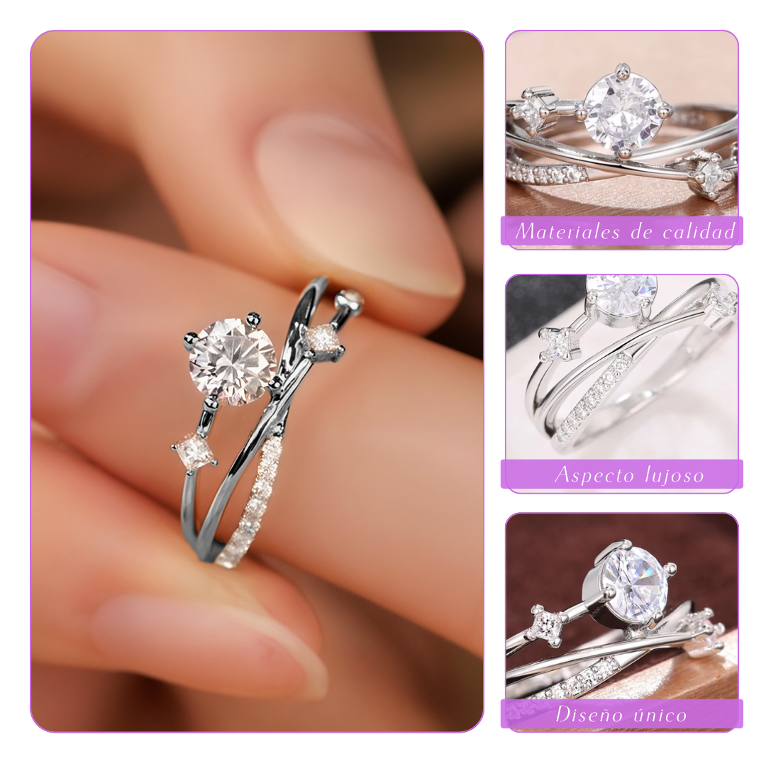 Celeste | Elegancia Estelar | Anillo de Plata
